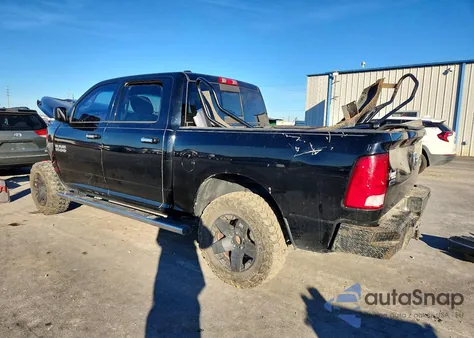 2013 Ram 1500 Slt из США, поврежденный, VIN 1C6RR7LGXDS591275